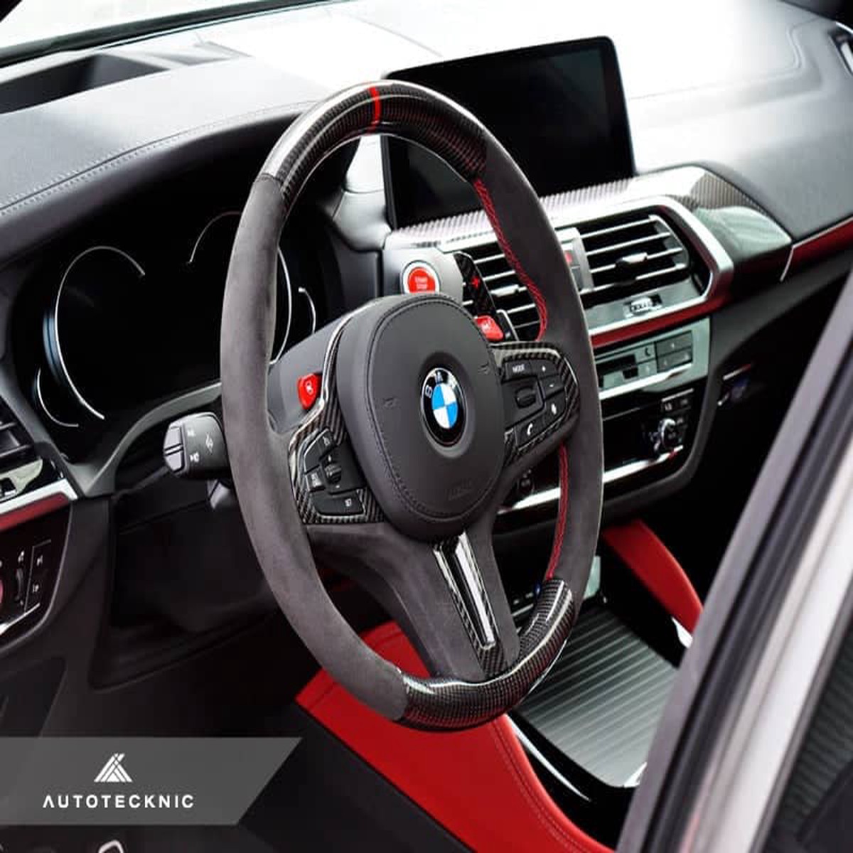 Autotecknic Replacement Carbon Steering Wheel - F90 M5 YesAccActiveCruiseControlYesHeatedFunction