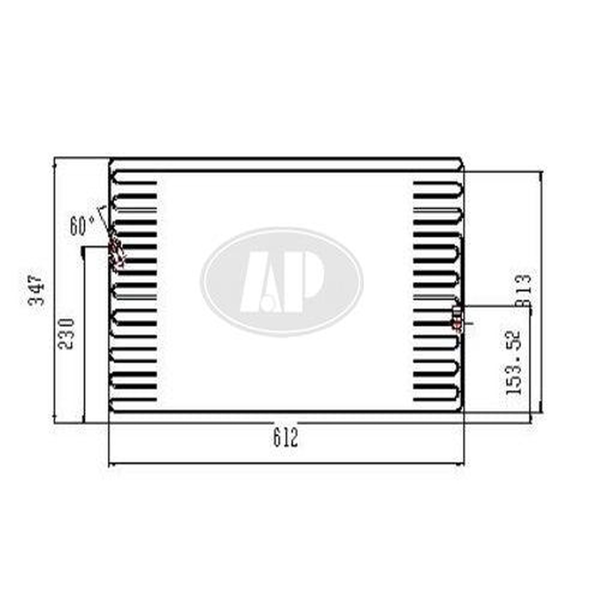 Condenser Toyota Tacoma 2001-2004 3062 To3030144