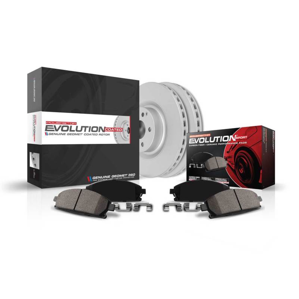 Power Stop 08-10 Bmw 128I Front Z23 Coated Brake Kit
