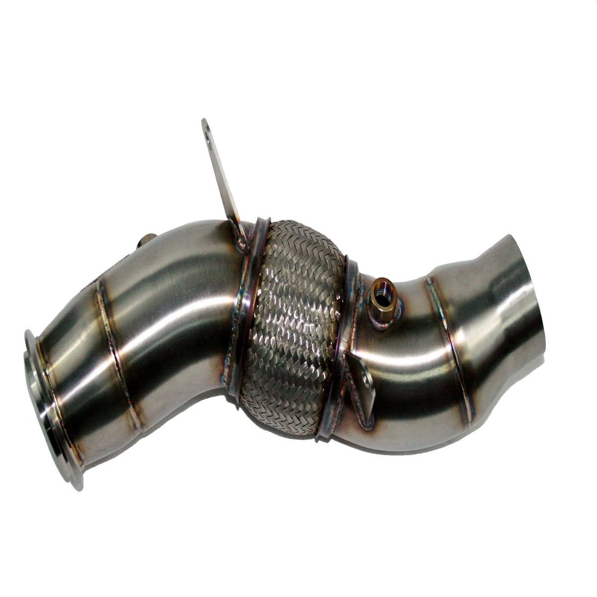 Competition Series 4 Catless Downpipe For The Series N55 (6 Cylinder) Engine BrushFinish2011-13 E70E71WithPneumaticWa