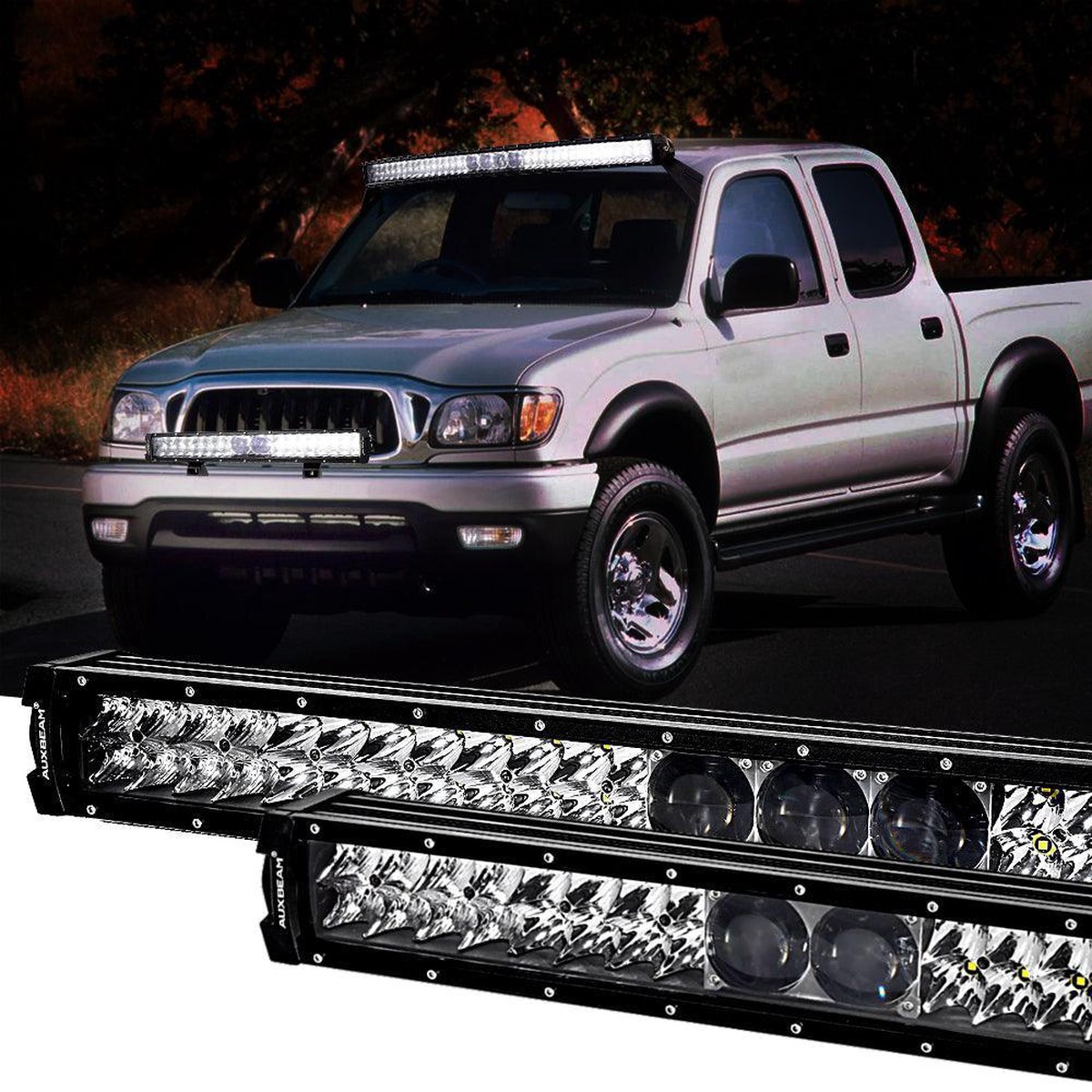 1222324252 5D-Pro Series Led Light Bar With 5D Projectors For 2004 Toyota Tacoma 12