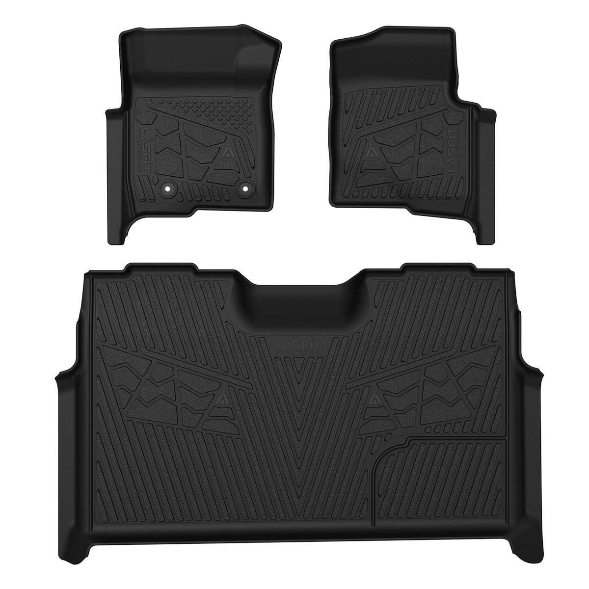 Fit For 2011-2014 Ford F-150 Floor Mats Fit Supercrew Cab Carpet Floor Only BucketSeat2FrontSeats