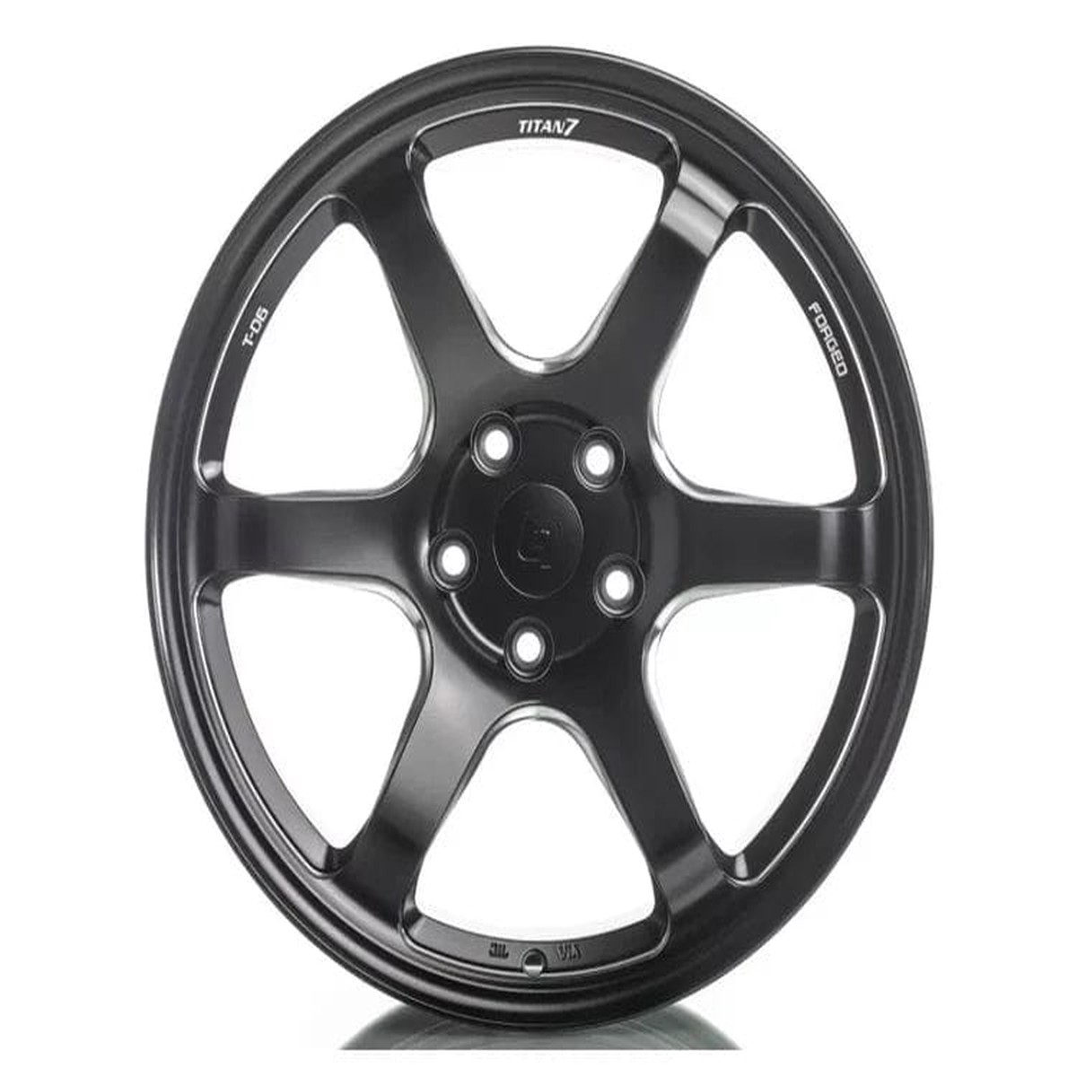 Titan 7 T-D6E Bmw E46 M3 Wheel 18 5Offset 22 5 MachineBlack