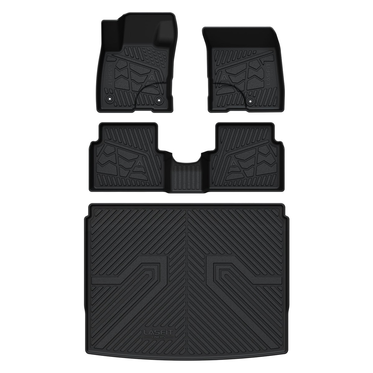 Fit For 2021-2025 Ford Bronco Sport Custom Floor Mats Cargo Mat Fit Carpet Floor Only WithSpareTire1St2NdRowCargoMat