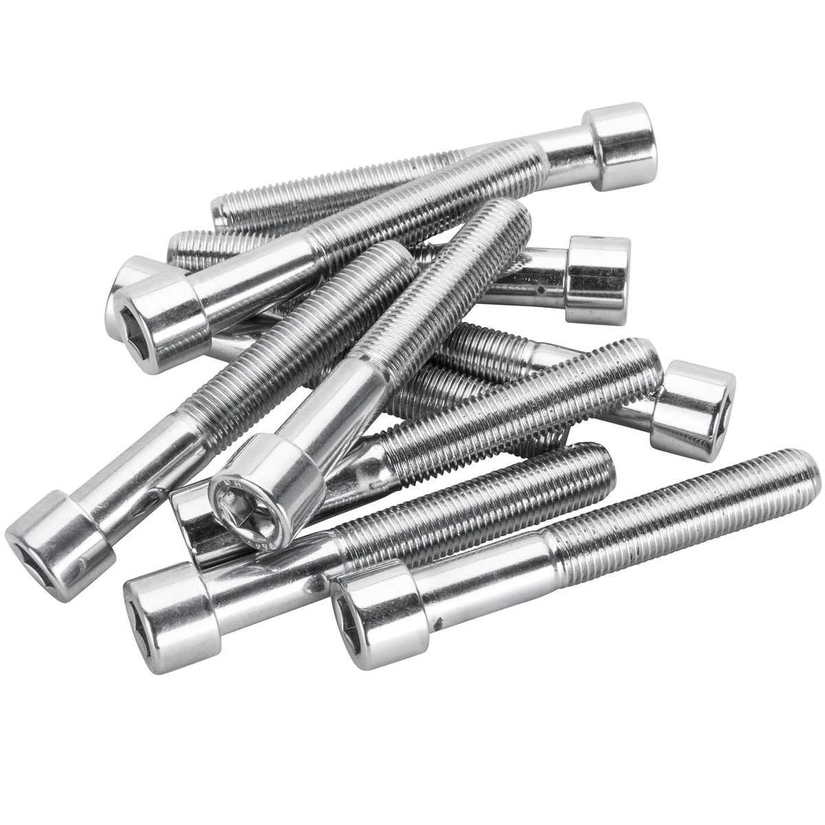 PSHC-238 38-24 x 2-12 length Polished Allen Bolt - 10 pack - Chrome Plated
