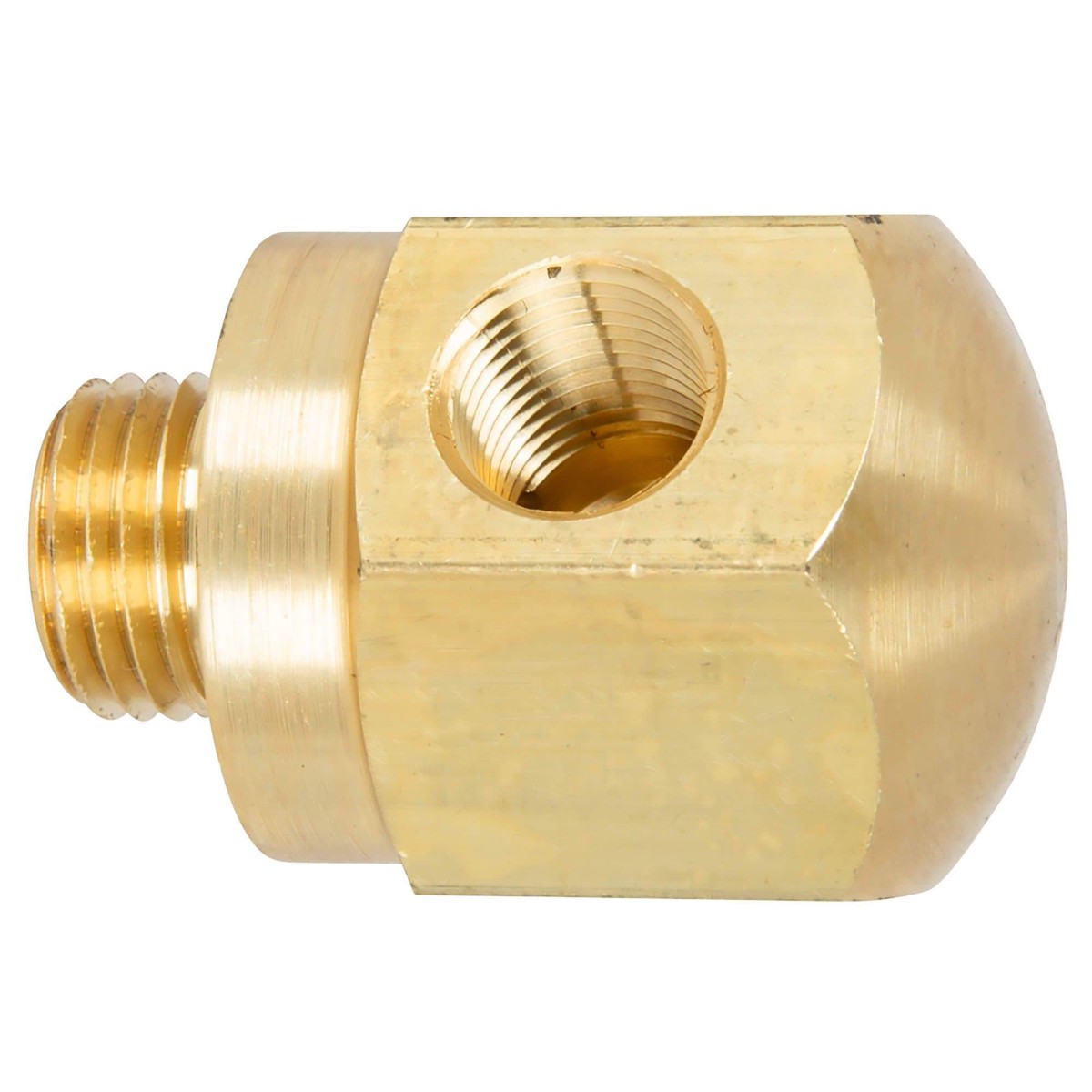 Rocker Box Oil Pressure Gauge Adapter Fitting - Brass - 1971 - Up Harley-Davidson Shovelhead 1971 - 1985 Sportster