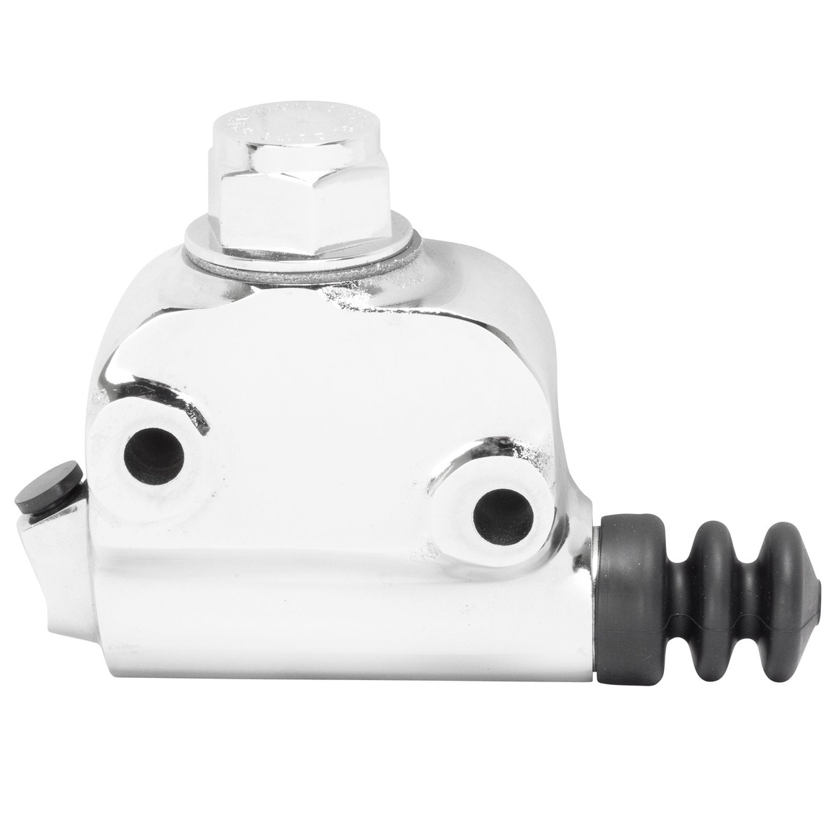 Wagner Lockheed Type Rear Disc Brake Master Cylinder - Chrome - 1973-E1979 Harley-Davidson FLFX
