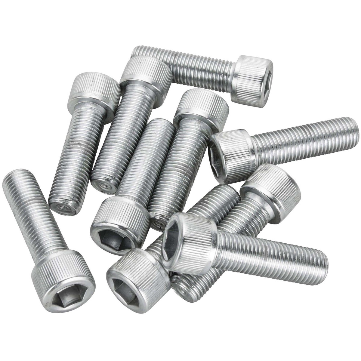 SHC-941 716-20 x 1-12 length Chrome Socket Head Allen Bolt - 10 Pack