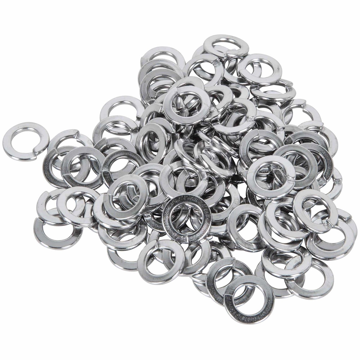 38-L-100 Lock Washers 38 inch - Bag of 100 - Chrome Plated