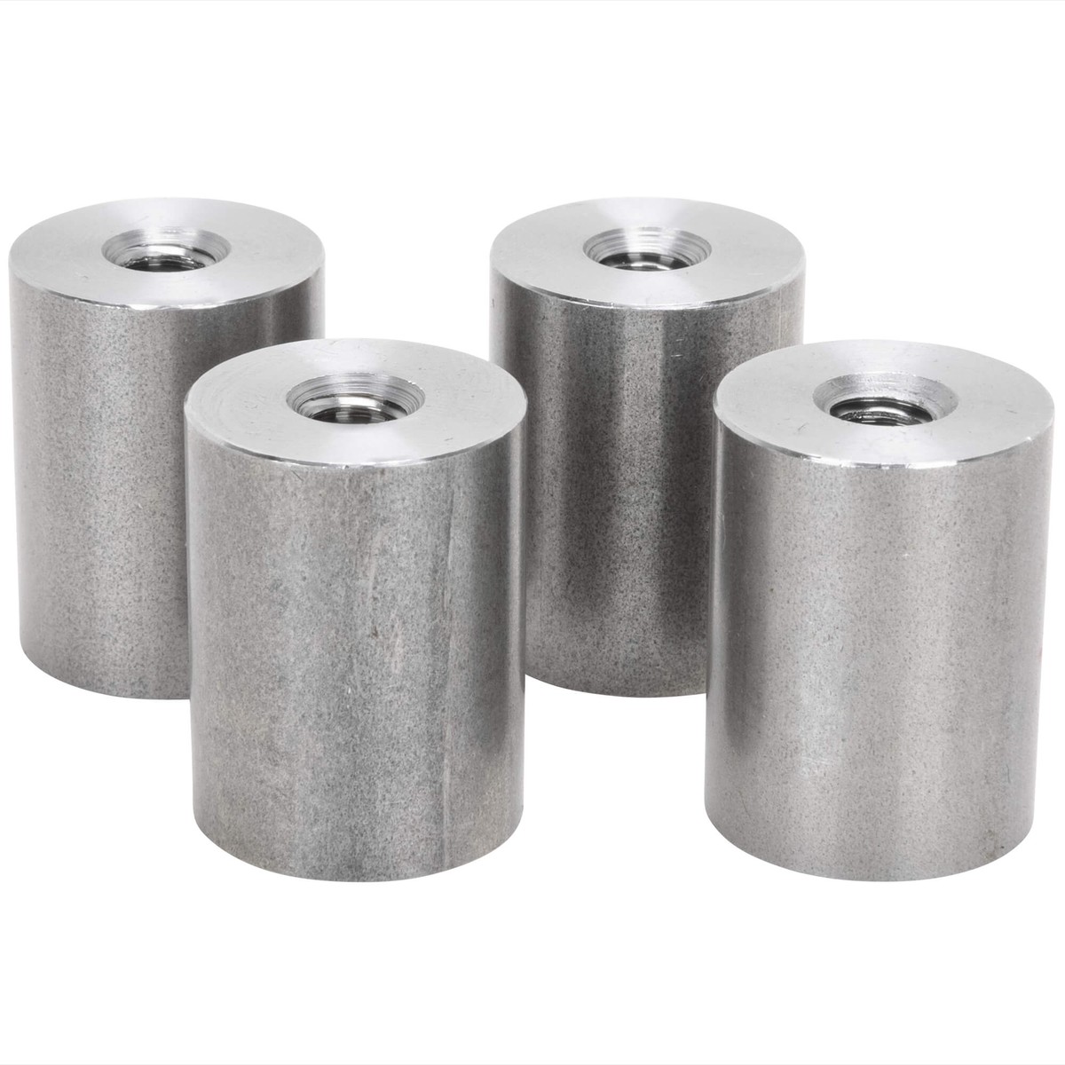 Threaded Steel Bungs 1 inch long - 14-20 thread - 4 pack
