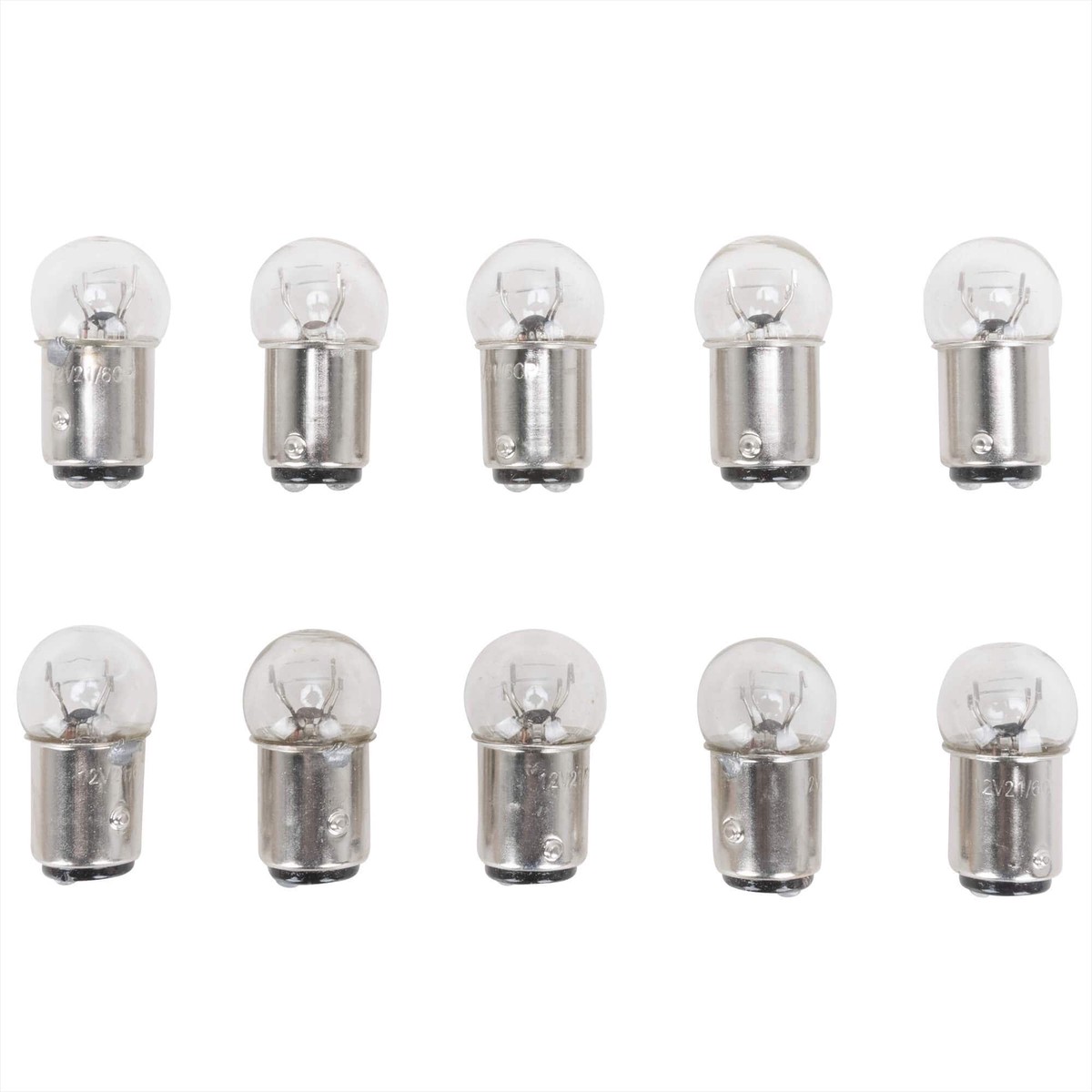 1157 Style Mini Replacement 12V Dual Filament Bulb - 10 Pack
