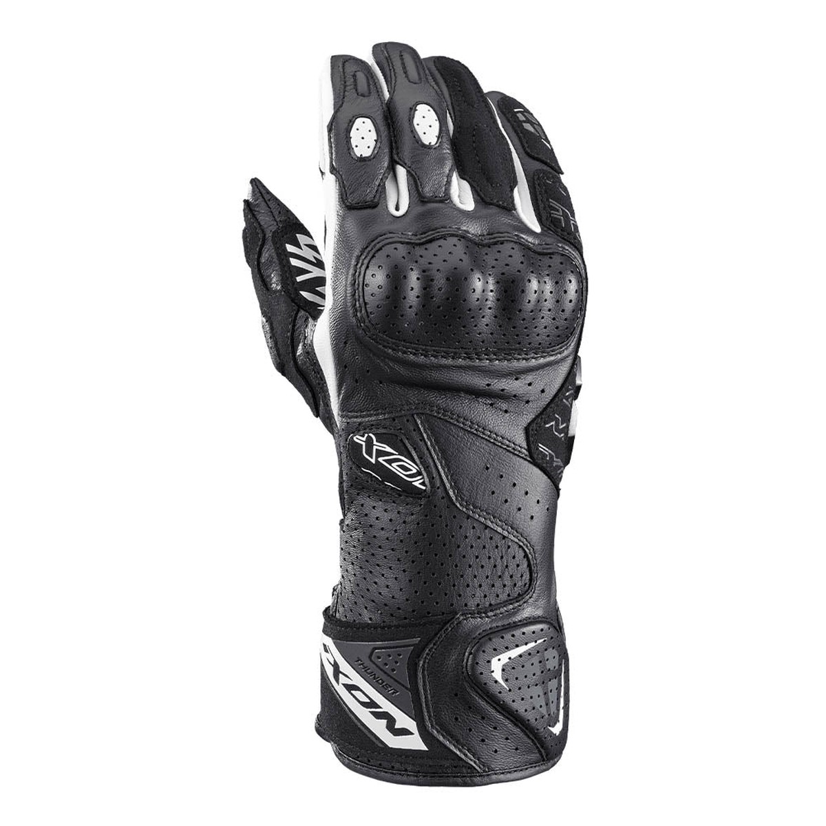Thunder Air - Motorcycle Racing Gloves (BlackWhite)