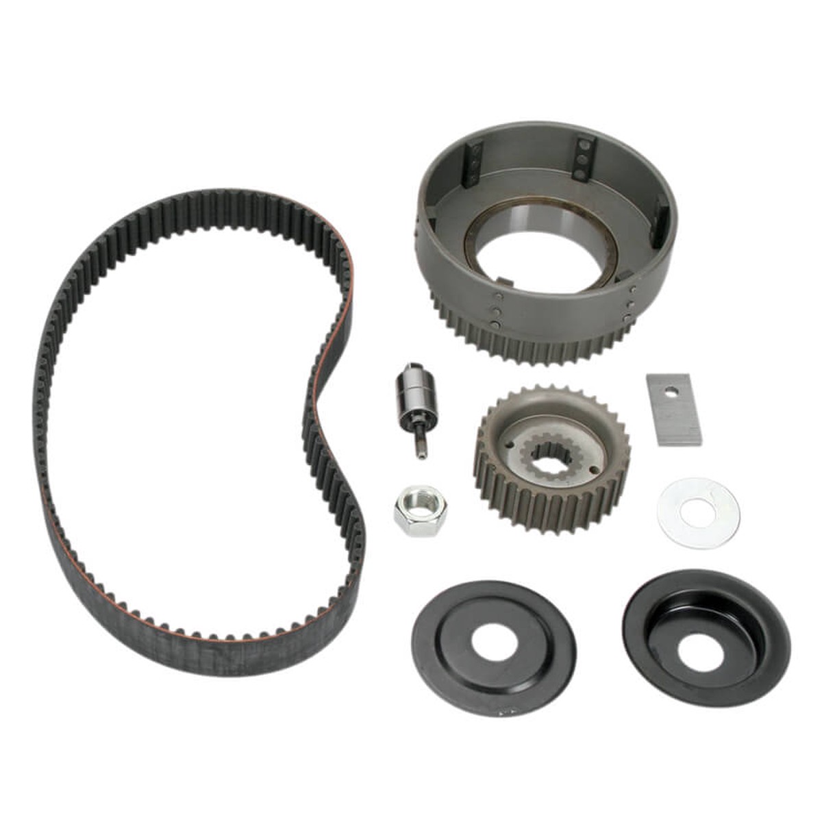 11mm15 inch Primary Belt Drive - Kick Start - Spline Shaft - 1965-E1984 Harley-Davidson Big Twin