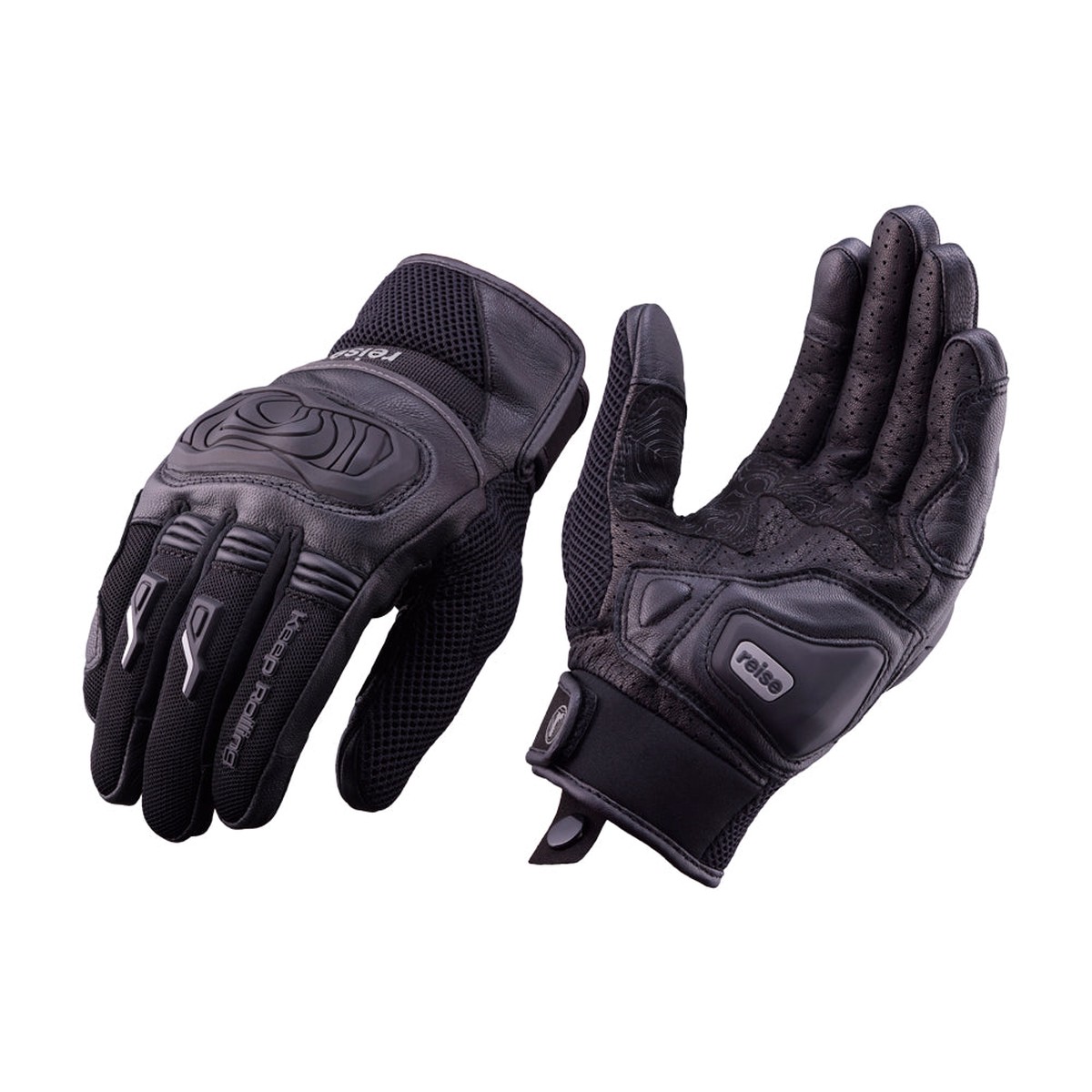 Austra - Urban Motorcycle Riding Gloves (Black)