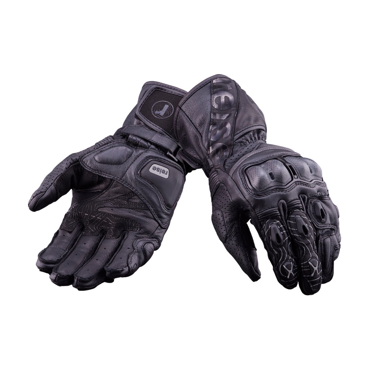 Rhodes - Full Gauntlet Touring Gloves (Black)