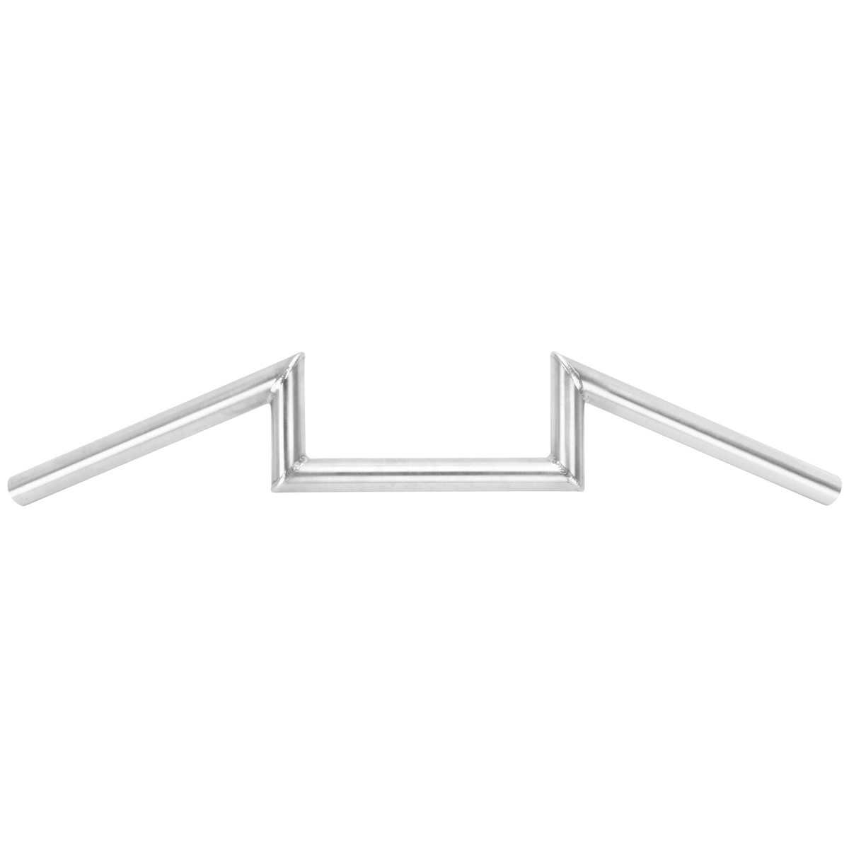 Z Bar Handlebars - 1 inch - 4 inch Rise - Stainless Steel
