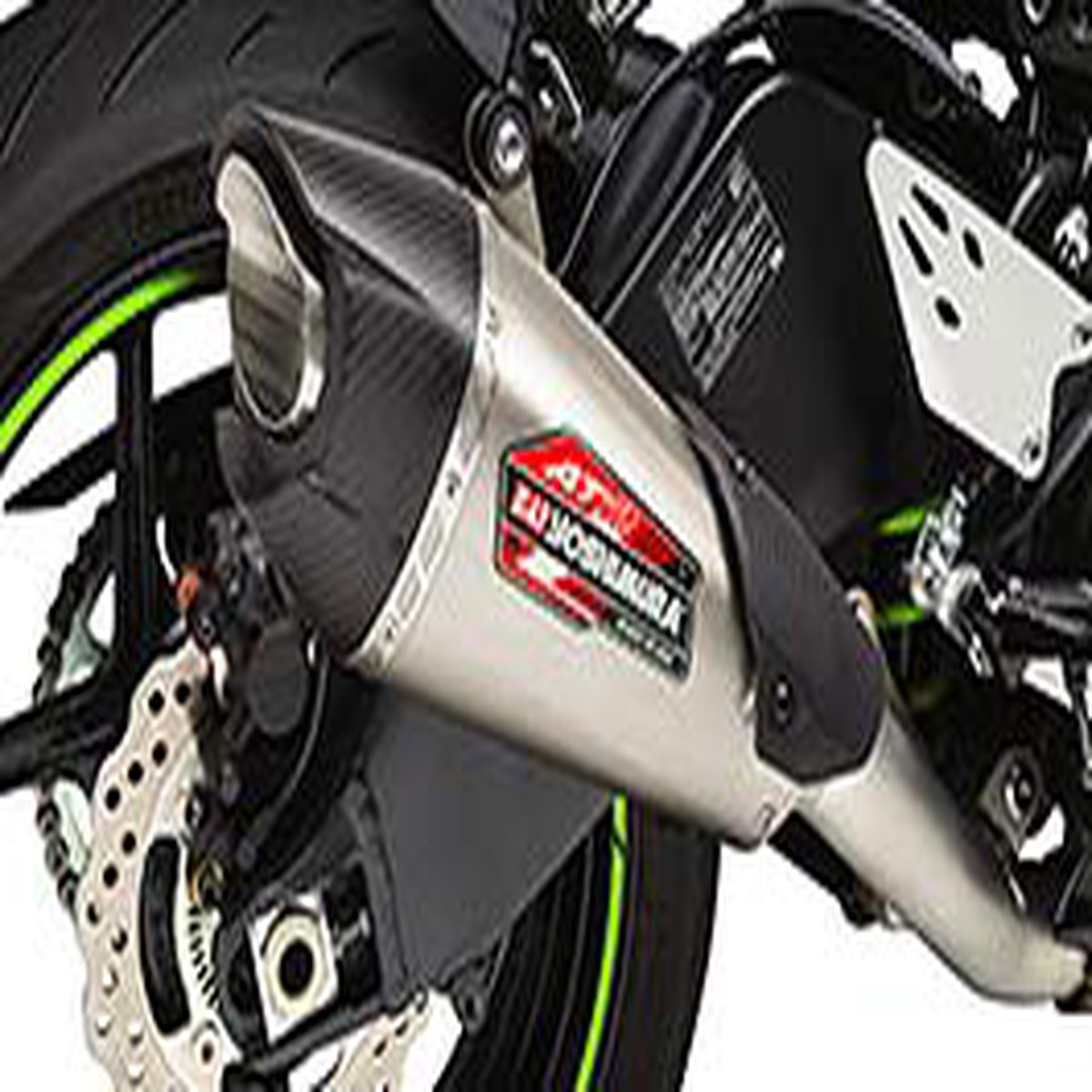 Yoshimura AT-2 Street Series 34 Stainless Slip-On Exhaust for Kawasaki ZX-6R 2019