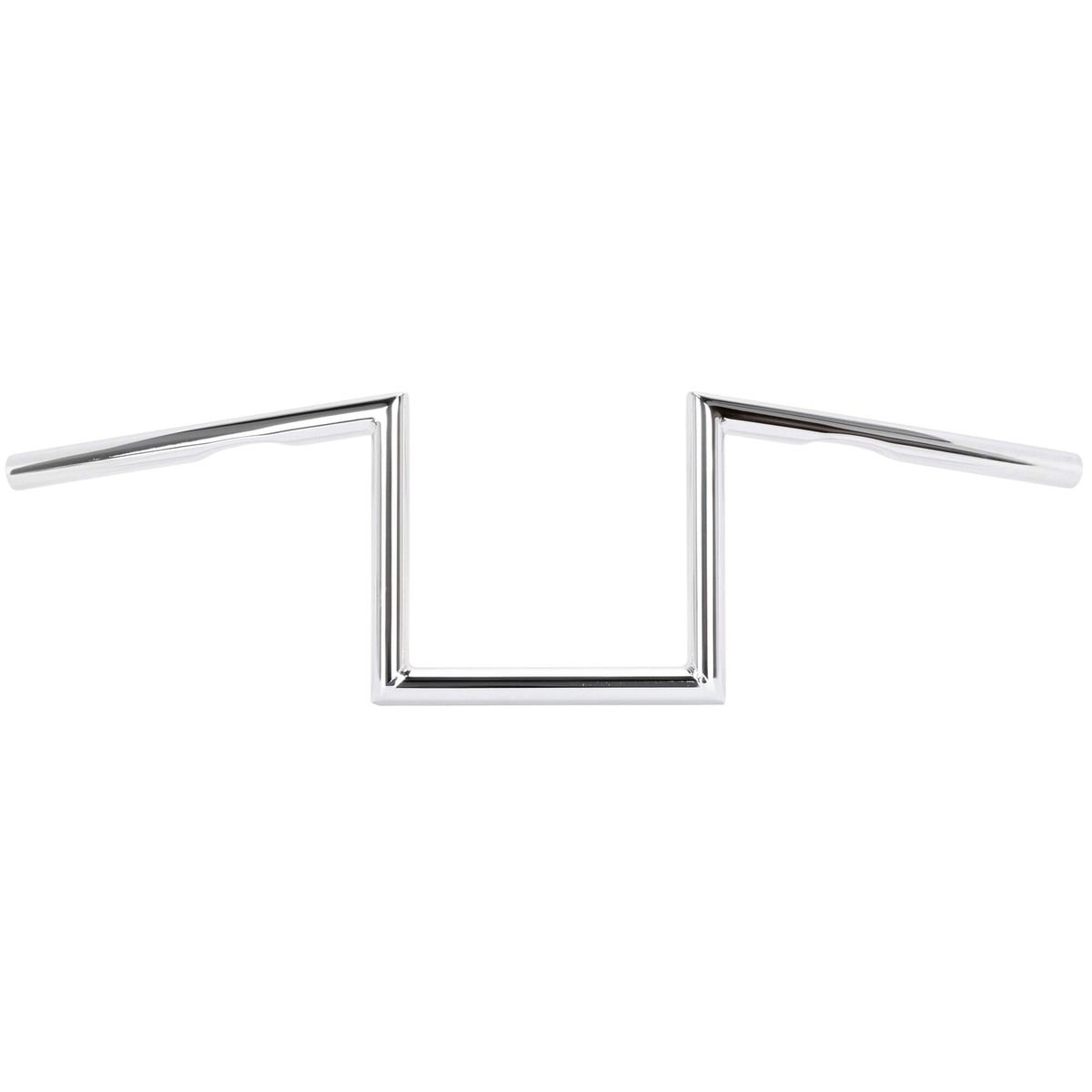 Z Bar Handlebars - 1 inch - 8 inch Rise - Chrome