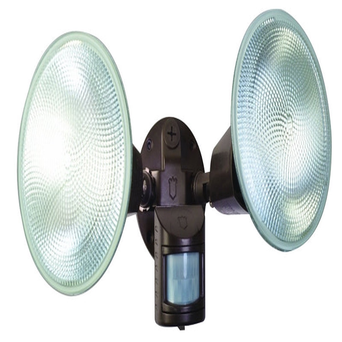 Designers Edge L5999BR Flood Light 120 V 240 W 2-Lamp Halogen Lamp Steel Fixture