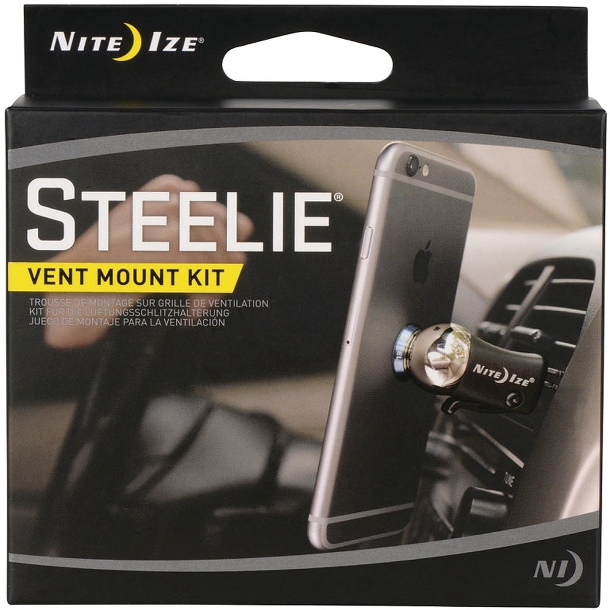 Nite Ize STVK-11-R8 Vent-Mount Kit Black Vent Mounting