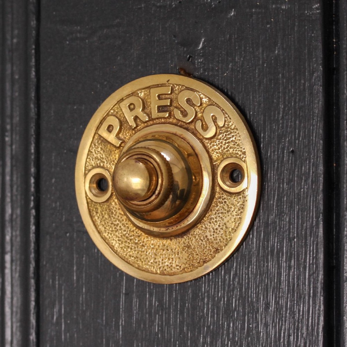 Brass Round Press Bell Push