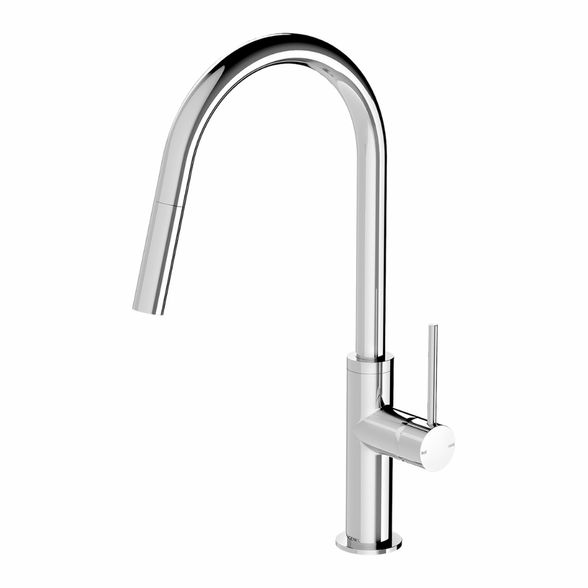Phoenix Vivid Slimline Chrome Pull Out Sink Mixer Lead Free