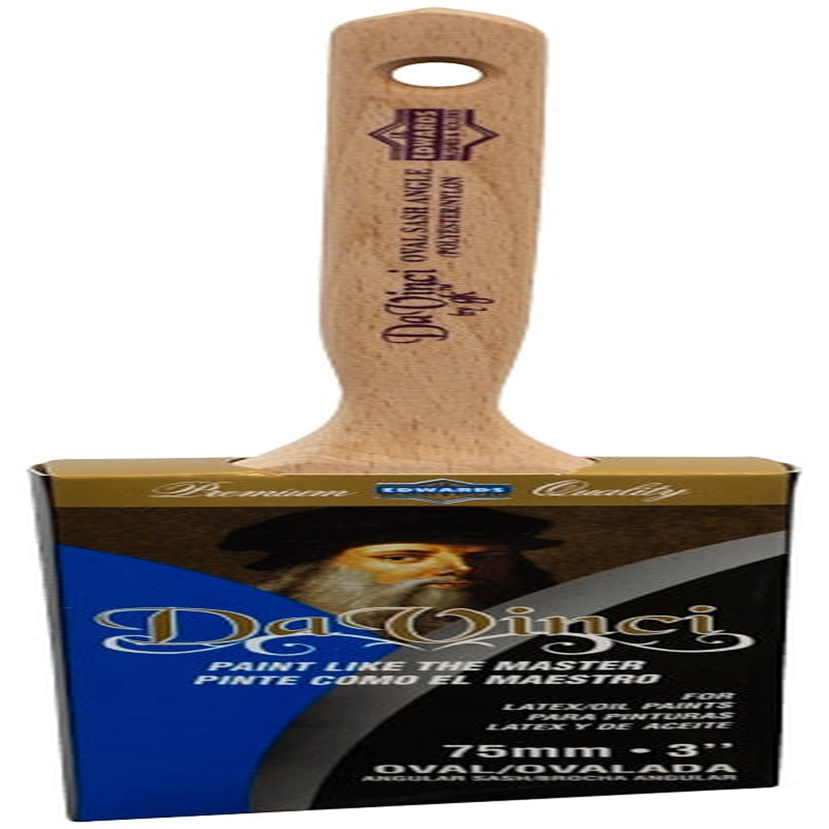 Linzer 1155130-0300 Paint Brush Angle Sash Brush 3 in L Bristle