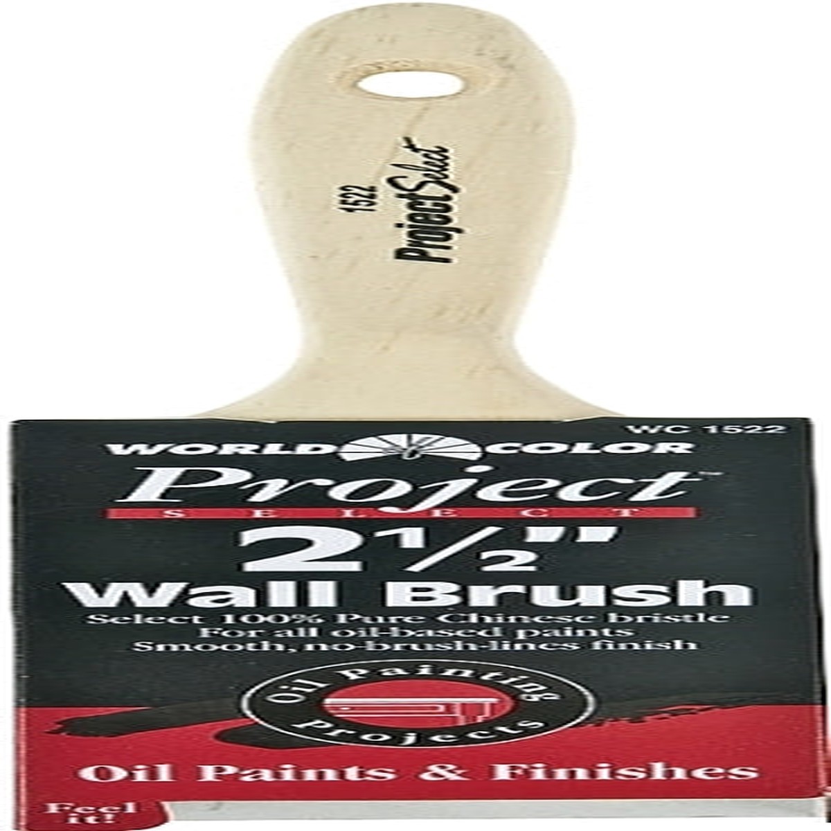 Linzer 1522-25 Paint Brush 2-12 in W 3 in L Bristle China Bristle Beaver Tail Handle