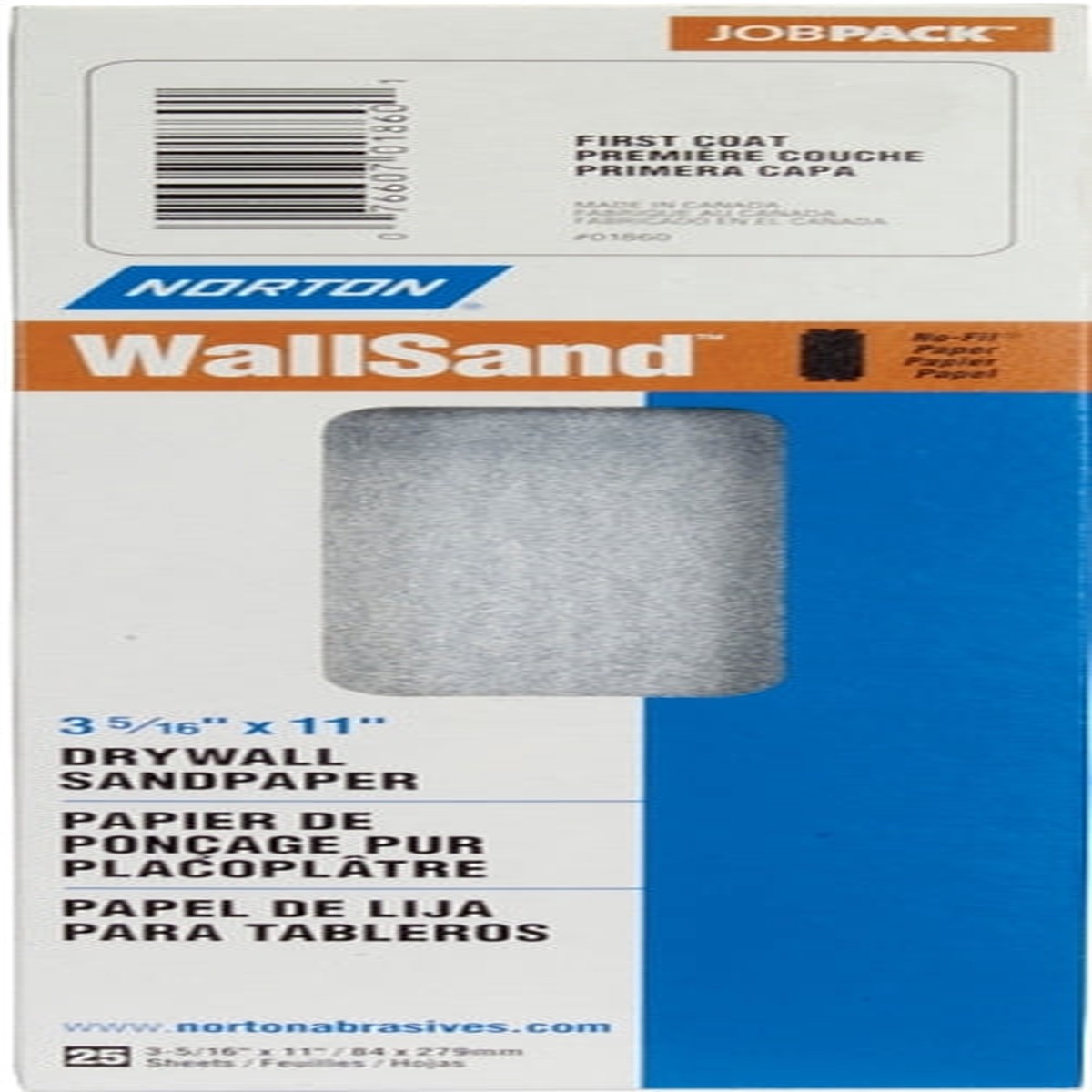 Norton 03252 Sandpaper 11-14 in L 4-316 in W 100D Grit