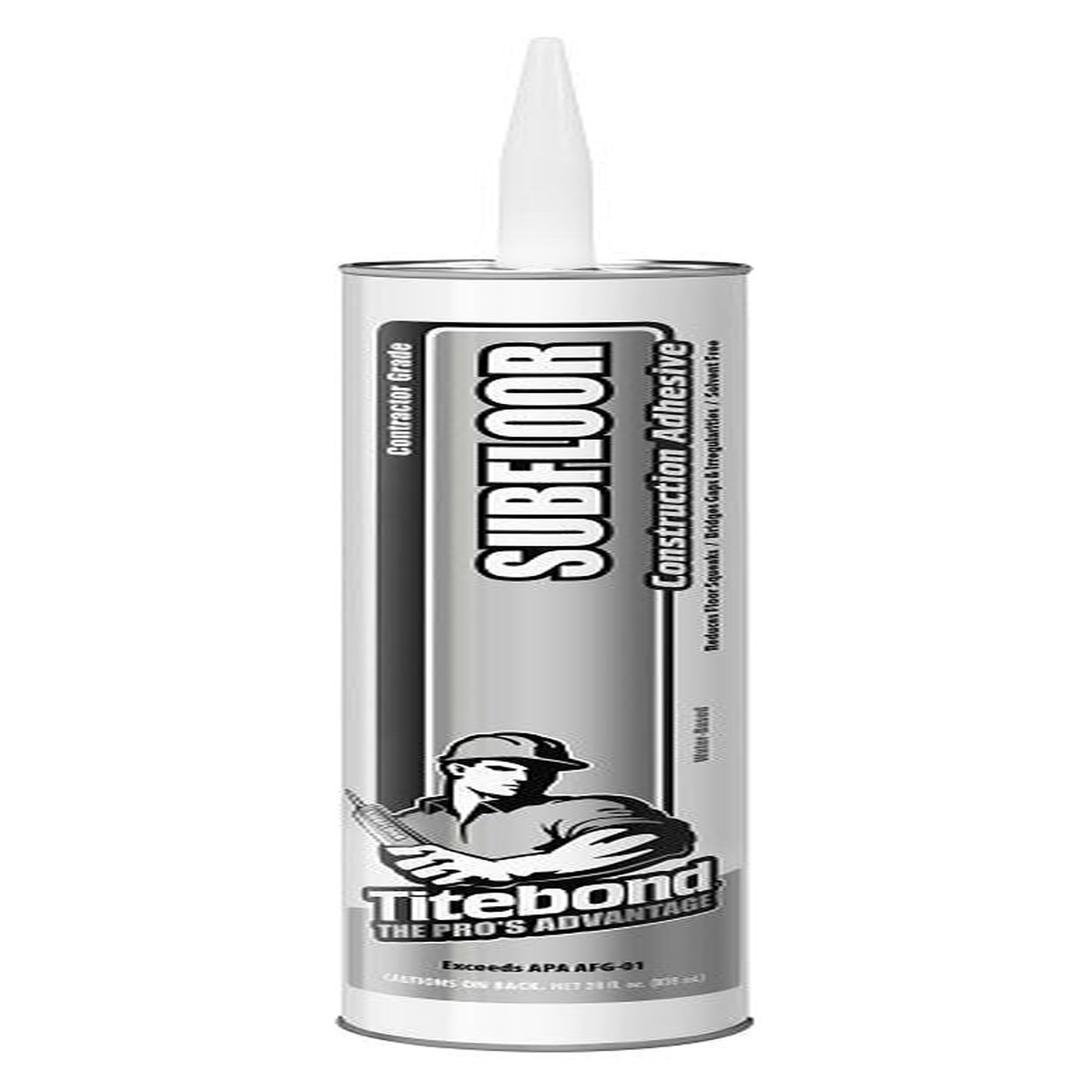 Titebond 7282 Subfloor Adhesive Off-White 28 oz Cartridge