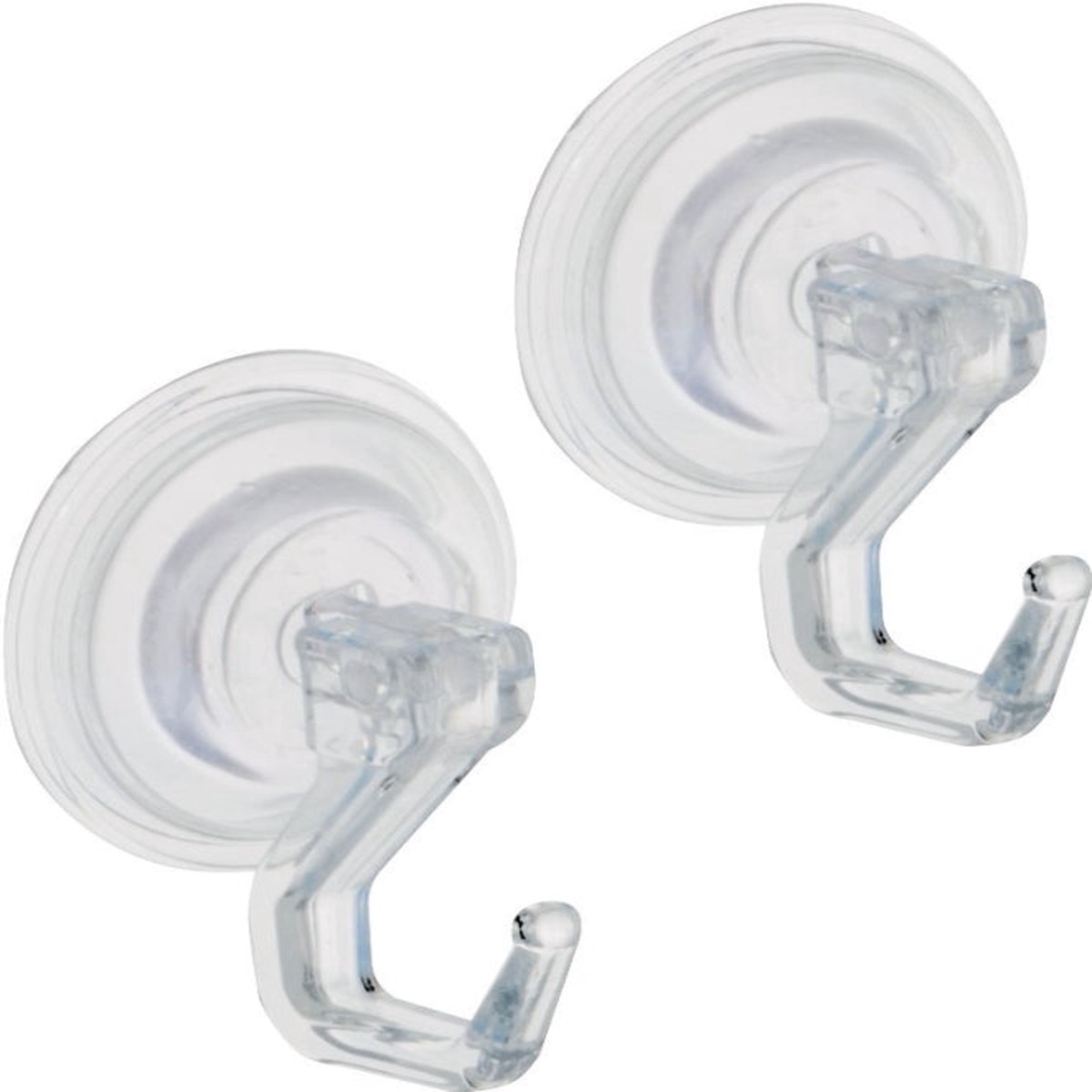 iDESIGN 16600 Suction Hook Plastic Hook Clear Base