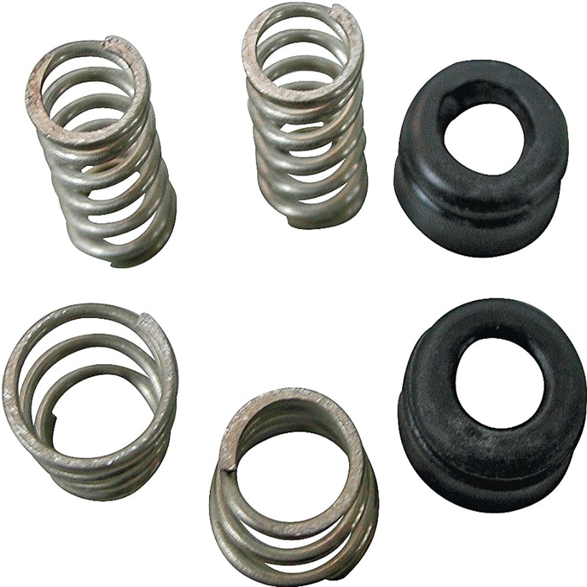 ProSource PMB-075 Seat and Spring Kits Stainless SteelRubber Silver Black 6-Piece