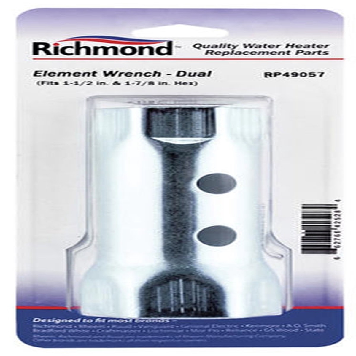 Richmond RP49057 Element Wrench SAE 1-12 in 1-78 in Head 5 in L