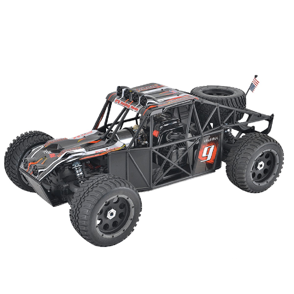FS Racing 11903 15RC Car with 30cc Gasoline Engine 24G 4WD High-speed Desert Off-road Vehicle 80KMH