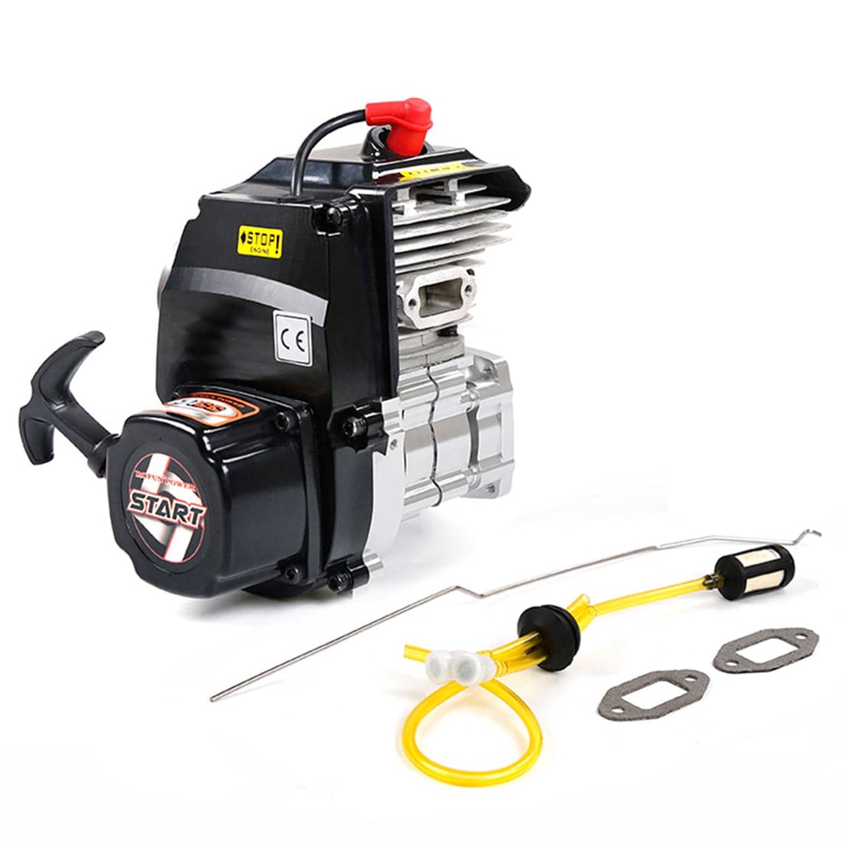 Rofun 71cc Single-cylinder 2-stroke Gasoline Engine for 15 RC Gasoline Model Car