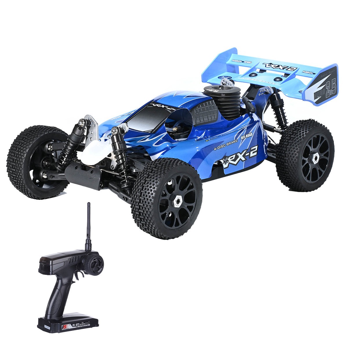 VRX RH802 18 Scale 24G 4WD RC Off-Road Car Model with SH21-level Nitro Engine
